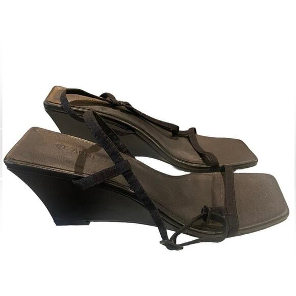 ST.AGNI Brassiere Wedges Black 37 - Picture 2 of 13